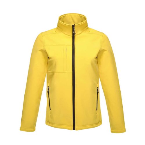 Regatta OCTAGON II férfi 3 rétegű softshell dzseki, RETRA688, Bright Yellow/Black-M