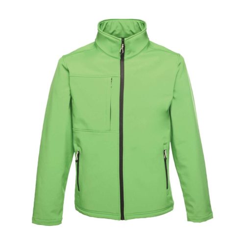 Regatta OCTAGON II férfi 3 rétegű softshell dzseki, RETRA688, Extreme Green/Black-S