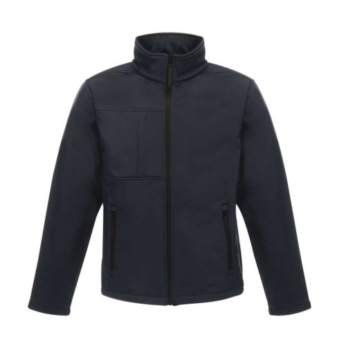 Regatta OCTAGON II férfi 3 rétegű softshell dzseki, RETRA688, Navy/Seal Grey-XS