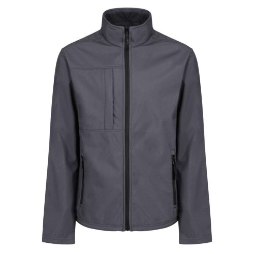 Regatta OCTAGON II férfi 3 rétegű softshell dzseki, RETRA688, Seal Grey/Black-S