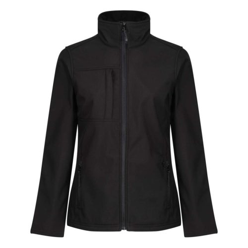 Regatta OCTAGON II Női 3 rétegű softshell dzseki, RETRA689, Black/Black-4XL