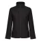 Regatta OCTAGON II Női 3 rétegű softshell dzseki, RETRA689, Black/Black-4XL