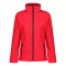 Regatta OCTAGON II Női 3 rétegű softshell dzseki, RETRA689, Classic Red/Black-2XL