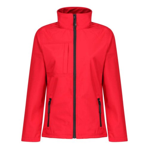 Regatta OCTAGON II Női 3 rétegű softshell dzseki, RETRA689, Classic Red/Black-XL
