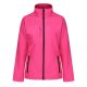 Regatta OCTAGON II Női 3 rétegű softshell dzseki, RETRA689, Hot Pink/Black-2XL