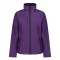 Regatta OCTAGON II Női 3 rétegű softshell dzseki, RETRA689, Majestic Purple/Black-3XL