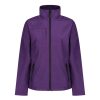 Regatta OCTAGON II Női 3 rétegű softshell dzseki, RETRA689, Majestic Purple/Black-L