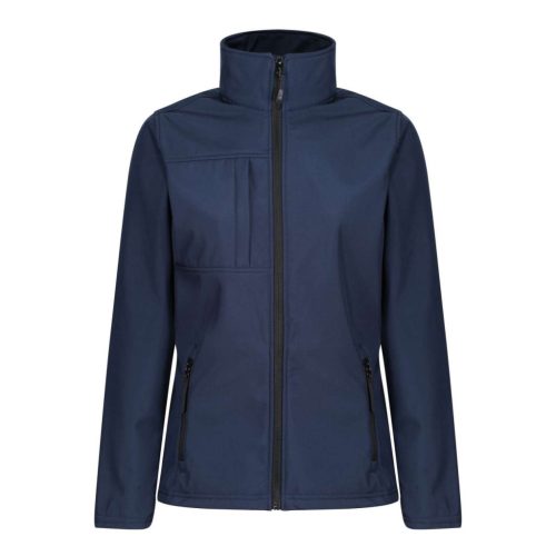 Regatta OCTAGON II Női 3 rétegű softshell dzseki, RETRA689, Navy/Seal Grey-3XL