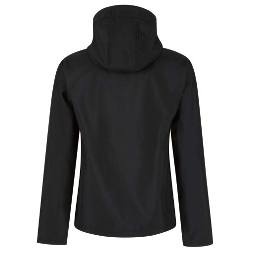 Regatta levehető kapucnis, 3 rétegű férfi softshell kabát, RETRA701, Black/Black-L