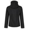 Regatta levehető kapucnis, 3 rétegű férfi softshell kabát, RETRA701, Black/Black-S