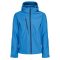 Regatta levehető kapucnis, 3 rétegű férfi softshell kabát, RETRA701, French Blue/Navy-S