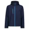 Regatta levehető kapucnis, 3 rétegű férfi softshell kabát, RETRA701, Navy/French Blue-3XL