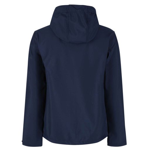 Regatta levehető kapucnis, 3 rétegű férfi softshell kabát, RETRA701, Navy/Navy-2XL
