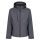 Regatta levehető kapucnis, 3 rétegű férfi softshell kabát, RETRA701, Seal Grey/Black-S