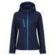 Regatta levehető kapucnis, 3 rétegű Női softshell dzseki, RETRA702, Navy/French Blue-12