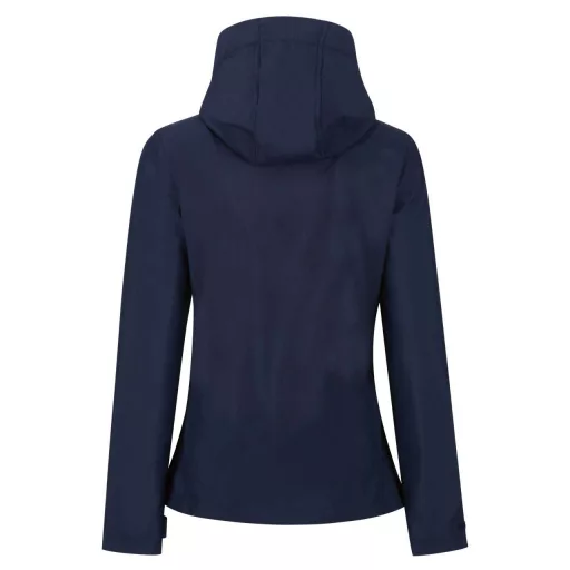 Regatta levehető kapucnis, 3 rétegű Női softshell dzseki, RETRA702, Navy/French Blue-18