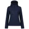 Regatta levehető kapucnis, 3 rétegű Női softshell dzseki, RETRA702, Navy/Navy-14