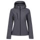 Regatta levehető kapucnis, 3 rétegű Női softshell dzseki, RETRA702, Seal Grey/Black-14