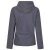 Regatta levehető kapucnis, 3 rétegű Női softshell dzseki, RETRA702, Seal Grey/Black-14