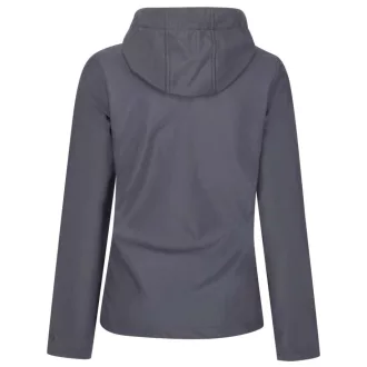   Regatta levehető kapucnis, 3 rétegű Női softshell dzseki, RETRA702, Seal Grey/Black-14