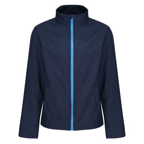 Regatta unisex softshell dzseki, RETRA728, Navy/French Blue-L