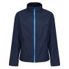 Regatta unisex softshell dzseki, RETRA728, Navy/French Blue-S