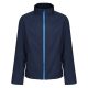Regatta unisex softshell dzseki, RETRA728, Navy/French Blue-S