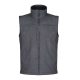 Regatta FLUX férfi softshell mellény, RETRA788, Marl Grey/Black-XS
