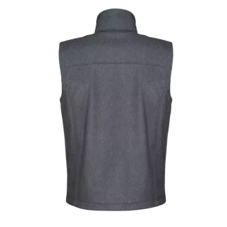   Regatta FLUX férfi softshell mellény, RETRA788, Marl Grey/Black-XS