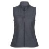 Regatta FLUX softshell Női mellény, RETRA790, Marl Grey/Black-XS