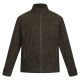 Regatta THORNLY marl férfi cipzáros polár pulóver, RETRF603, Dark Khaki Marl-S