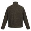 Regatta THORNLY marl férfi cipzáros polár pulóver, RETRF603, Dark Khaki Marl-S
