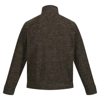   Regatta THORNLY marl férfi cipzáros polár pulóver, RETRF603, Dark Khaki Marl-S