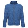 Regatta THORNLY marl férfi cipzáros polár pulóver, RETRF603, Navy Marl-2XL