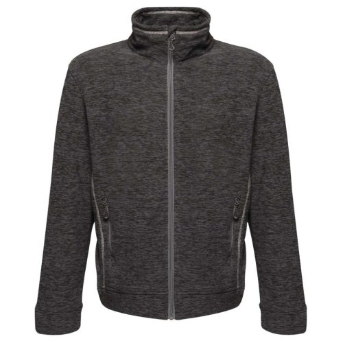 Regatta THORNLY marl férfi cipzáros polár pulóver, RETRF603, Seal Grey Marl-L