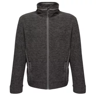   Regatta THORNLY marl férfi cipzáros polár pulóver, RETRF603, Seal Grey Marl-S