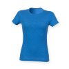 Skinny Fit SFL161 Női póló, Blue Triblend-S