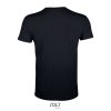 REGENT FIT környakas testhez álló férfi póló, SOL'S SO00553, Deep Black-S