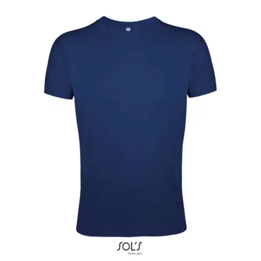 REGENT FIT környakas testhez álló férfi póló, SOL'S SO00553, French Navy-2XL