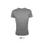 REGENT FIT környakas testhez álló férfi póló, SOL'S SO00553, Grey Melange-2XL