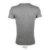 REGENT FIT környakas testhez álló férfi póló, SOL'S SO00553, Grey Melange-L