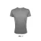 REGENT FIT környakas testhez álló férfi póló, SOL'S SO00553, Grey Melange-XL