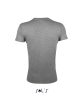 REGENT FIT környakas testhez álló férfi póló, SOL'S SO00553, Grey Melange-XL