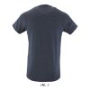 REGENT FIT környakas testhez álló férfi póló, SOL'S SO00553, Heather Denim-M