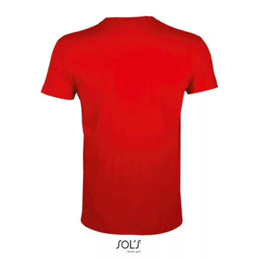 REGENT FIT környakas testhez álló férfi póló, SOL'S SO00553, Red-L