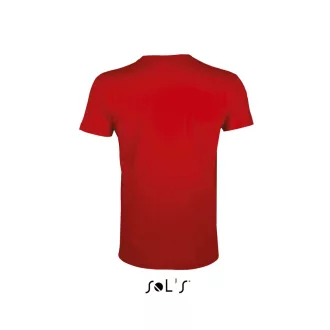   REGENT FIT környakas testhez álló férfi póló, SOL'S SO00553, Red-XS