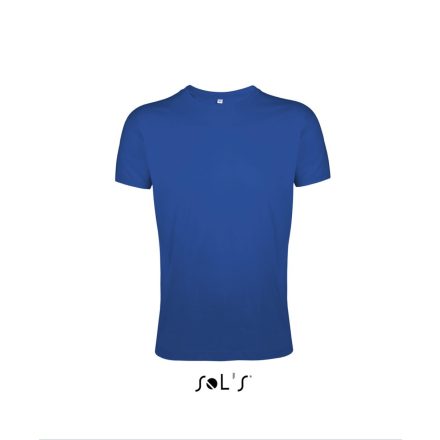 REGENT FIT környakas testhez álló férfi póló, SOL'S SO00553, Royal Blue-XS