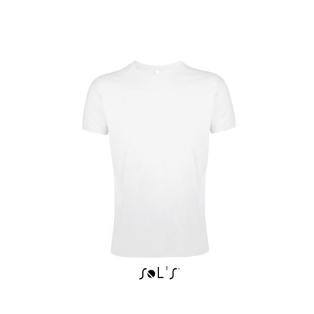 REGENT FIT környakas testhez álló férfi póló, SOL'S SO00553, White-2XL