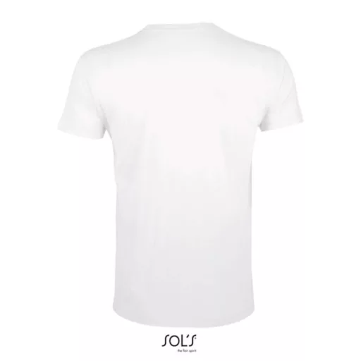 REGENT FIT környakas testhez álló férfi póló, SOL'S SO00553, White-XS