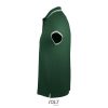 PASADENA férfi galléros póló kontrasztos csíkokkal, SOL'S SO00577, Forest Green/White-M